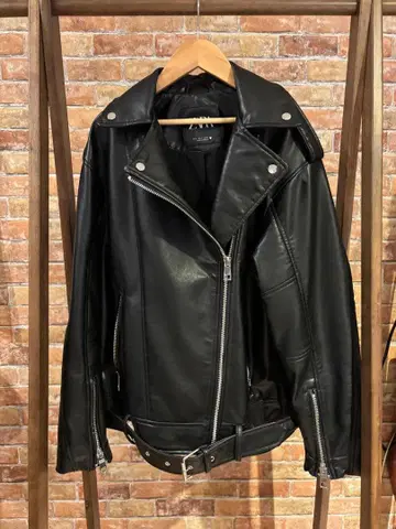 ZARA 블랙 라이더 자켓 S