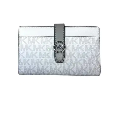 마지막 1점 택 포함 새상품 Michael Kors 화이트 접이식 지갑
