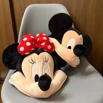 디즈니 공식 미키 & 미니 팬캡 2세트 새상품급