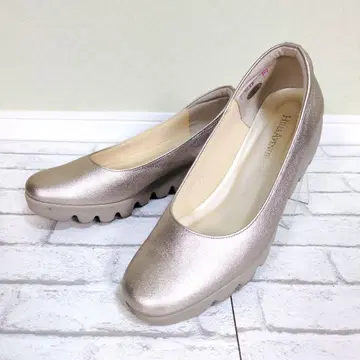 새상품급 HILLSAVENUE 힐즈아베뉴 웨이브 밑창 펌프스 통굽