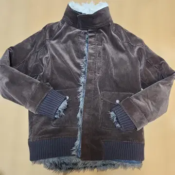whiz limited 브라운 코듀로이 퍼 자켓 XL