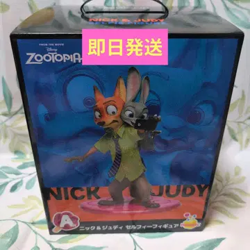 Happy 복권 A상 닉&주디 셀피 피규어 미사용 새상품