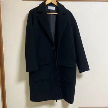 LIDnM 블랙 체스터 코트