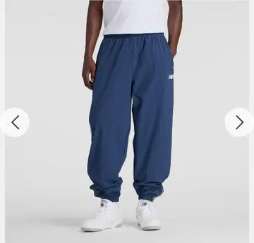 새상품 택 뉴발란스 우븐 트랙 조거 팬츠 속기모 트리코 XL