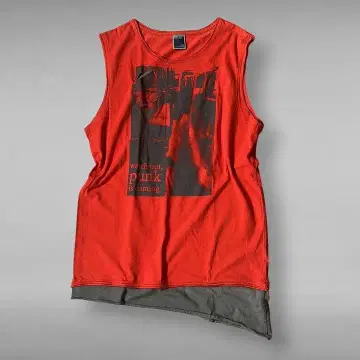 [새상품급] PPFM 90S 레이어드 데미지 슬리브리스