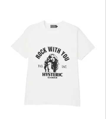 HYSTERIC GLAMOUR 락 위드 유 티셔츠 M 사이즈