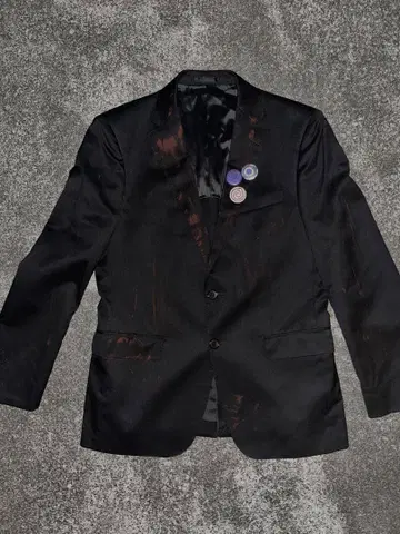 people1 [ remake ] blood 페인트 테일러드 자켓