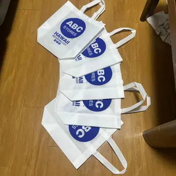 ABC STORES 에코백 화이트