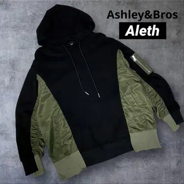 새상품급! Ashley&Bros Aleth MA-1 도킹 후드티 L