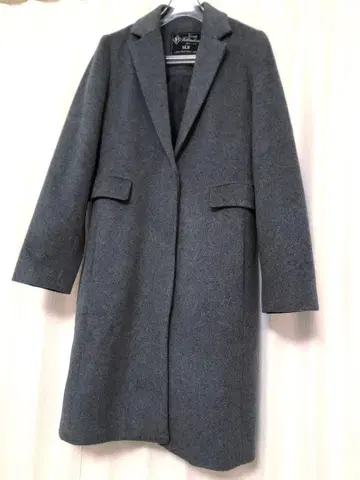 슬로브 이에나 캐시미어 고급 롱 코트 38 그레이