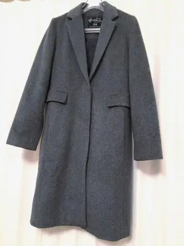 슬로브 이에나 캐시미어 고급 롱 코트 38 그레이