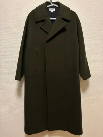 hike 롱 코트. 카키 M