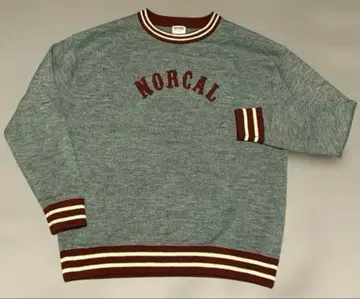 BARNS 니트 스웨터 그레이 L 남성용 NORCAL