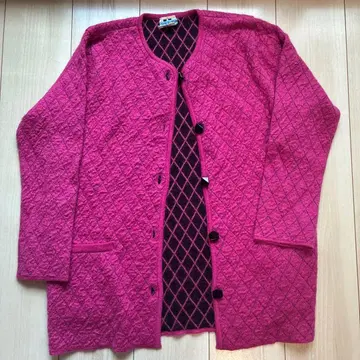 BALLY COLLECTION 핑크 가디건