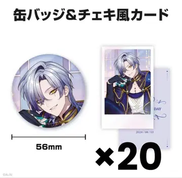 미란 케스트렐 생일 굿즈 2024 캔뱃지 & 폴라로이드풍 카드 세트