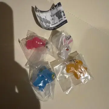 타베코 동물 메지루시 액세서리 4점 세트