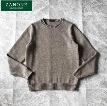 [새상품급] ZANONE 베이지 48 크루넥 스웨터 자노네 GIRO