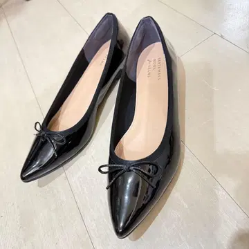 새상품급 SEPTEMBER MOON forBEAMS 블랙 에나멜 25.5