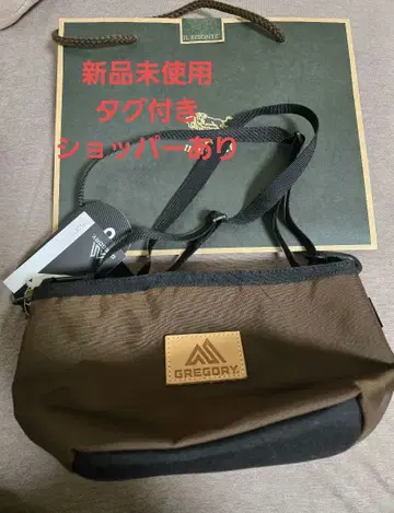 [ 미사용 새상품 ] 택 포함 일비종떼 그레고리 숄더백 브라운