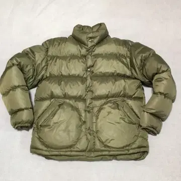 레어 GOODENOUGH 초기 다운 자켓 카키 L 사이즈
