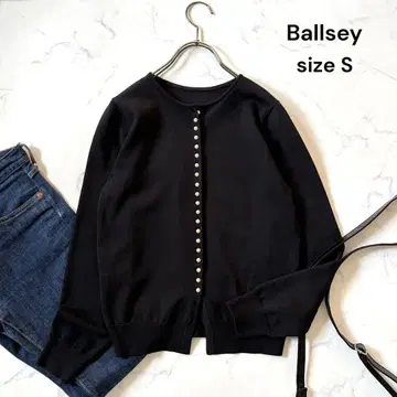 Ballsey 울 폴리에스테르 펄 콤비 2way 풀오버 니트