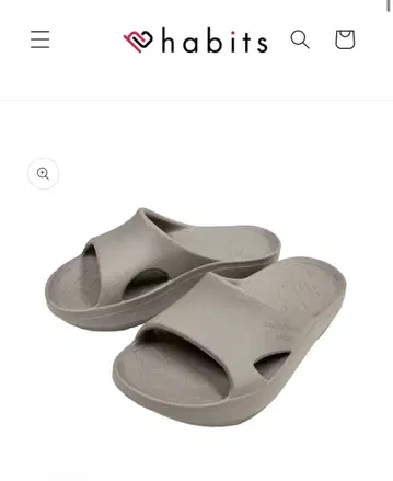 habits 비 메이크 샌들 베이지 S 사이즈