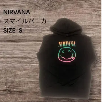NIRVANA 스마일 후드티 사이즈 S