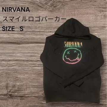 NIRVANA 스마일 후드티 사이즈 S