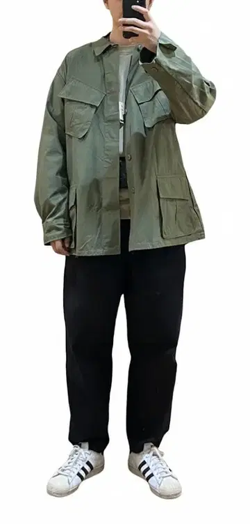 1970년 US ARMY 정글 퍼티그 자켓 4th XLREG