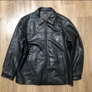 블랙 가죽 자켓