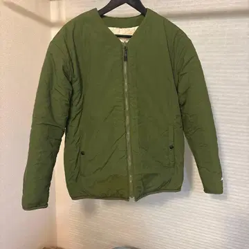 베이플로우 올리브 그린 퀼팅 자켓