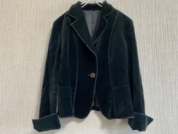 [ J&R ] 벨벳 테일러드 자켓 38 블랙