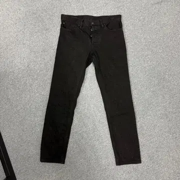 MINEDENIM 마인 데님 스탠다드 슬림 리지드 블랙 사이즈 7