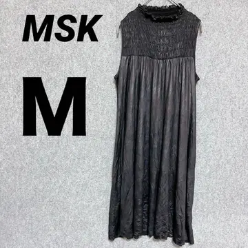 새상품급 해외 구제 의류 [ MSK ] 슬리브리스 블랙 원피스 M