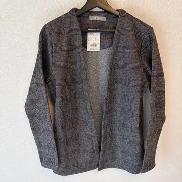 [ 새상품 ] nano universe 양이온 글렌체크 랩 가디건