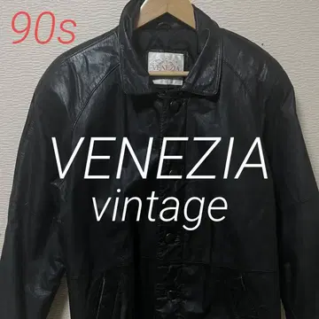 90s VENEZIA 가죽 자켓 소가죽 자켓