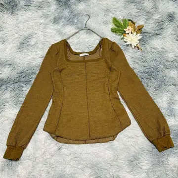 UNIQLO 유니클로 (M) 히트텍 울 블렌드 와플 T셔츠