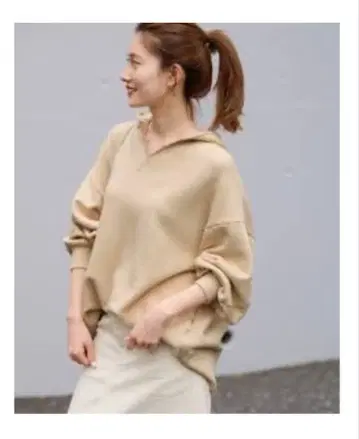 FRAMeWORK 오버 슬리브 후디