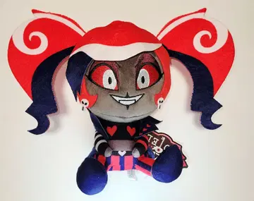 해즈빈 호텔에 오신 것을 환영합니다 앉은 봉제 인형 벨벳