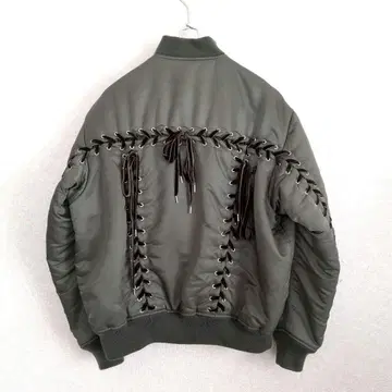 G.V.G.V 레이스업 MA-1 블루종 페어리 그런지 y2k