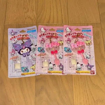 산리오 롤리팝 캔디 참 키티 2점, 쿠로미 1점