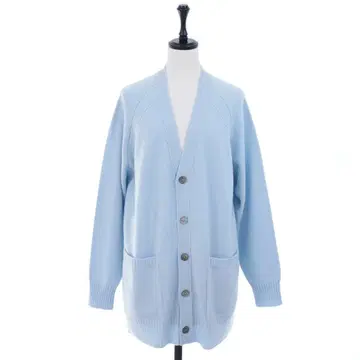 미사용 택 포함 캐시미어 100% V넥 가디건