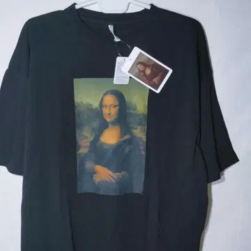새상품 T셔츠 XL 모나리자 다빈치 루브르 박물관 티셔츠 반팔