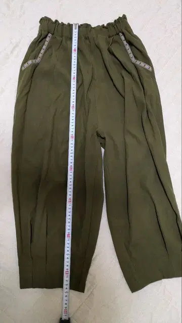 티티카카 와이드 팬츠 허리밴딩