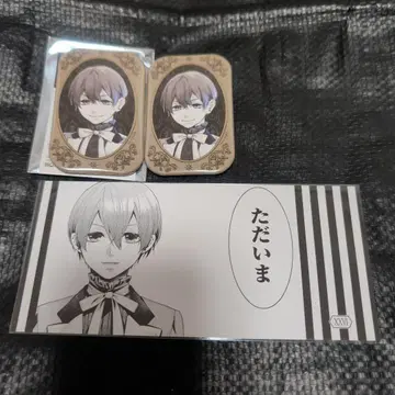 흑집사 시엘 형 캔뱃지 책갈피