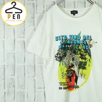 [레트로 구제 의류] 폴스미스 반팔 T셔츠 컬러풀 아트 프린트 임팩트 대