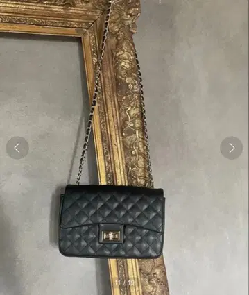 Cheek 퀼팅 미니 숄더 BAG 티크