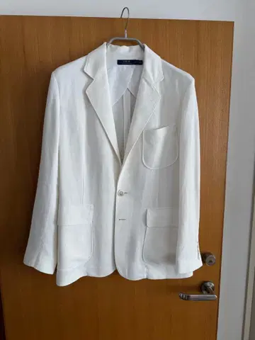 랄프 로렌 POLO 테일러드 자켓 화이트