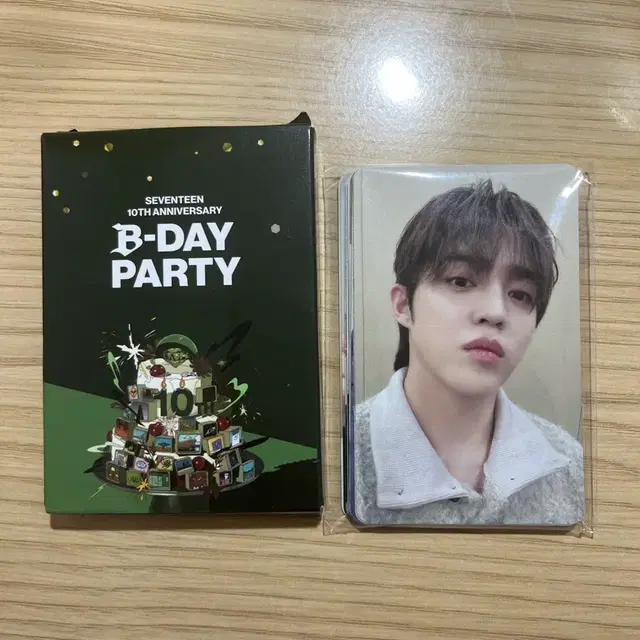 세븐틴 10주년 생일파티 포토카드 B-DAY 포카 세트