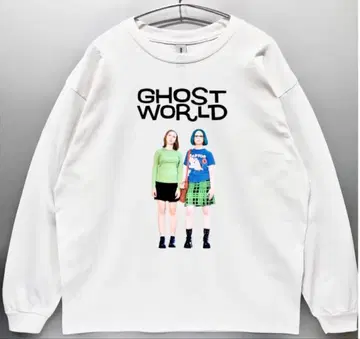 GHOST WORLD 고스트 월드 긴팔 티셔츠/화이트/타카하시 카이토